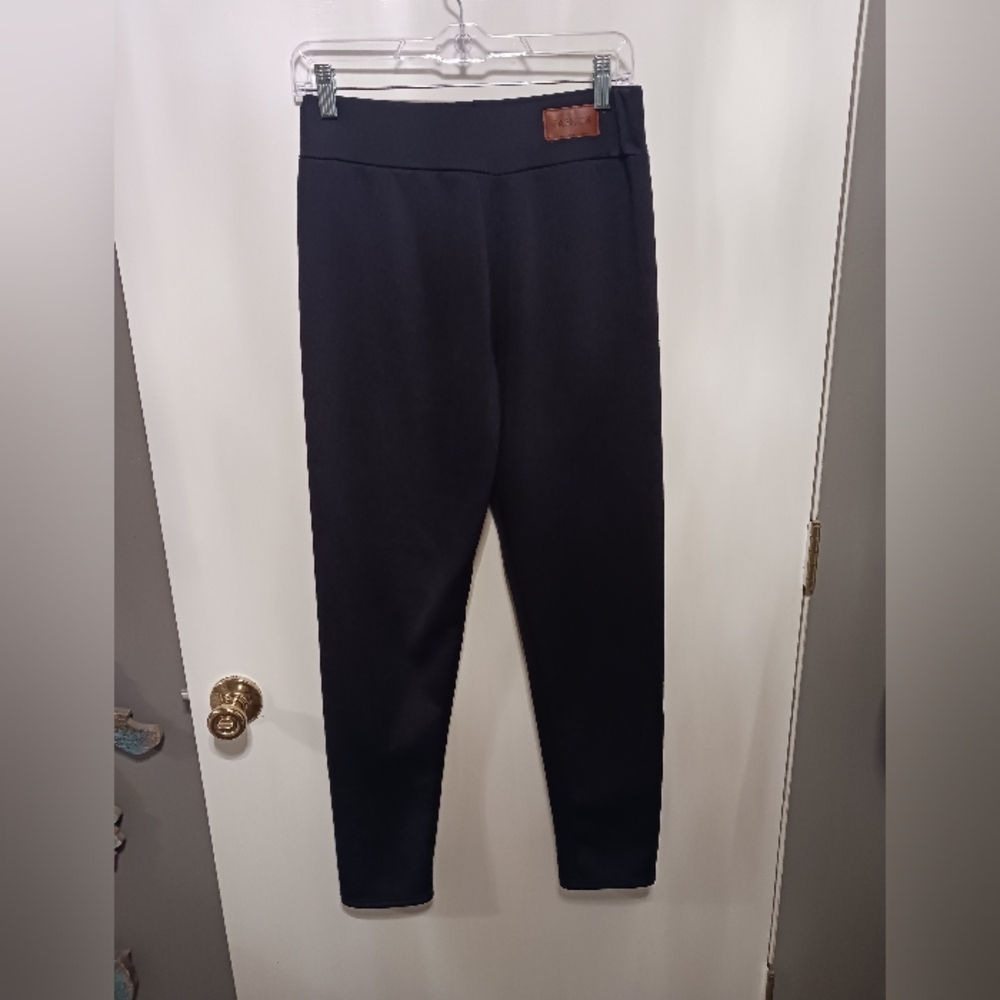 Black Sherpa Lined Leggings Size L